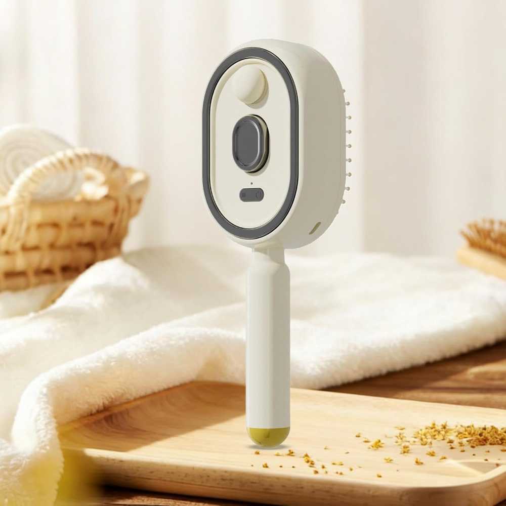 Steam Brush | Rechargeable Detangling Tool with Oil