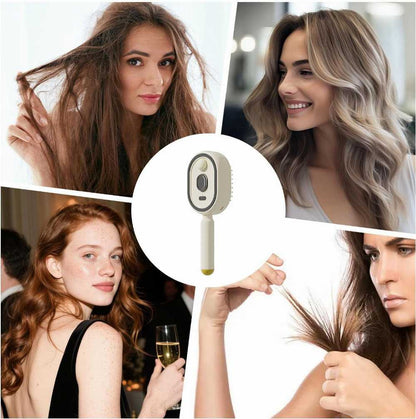 Steam Brush | Rechargeable Detangling Tool with Oil